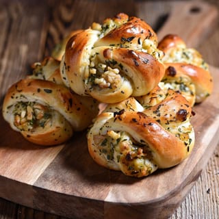 Loaded Garlic Knots