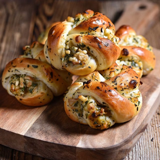 Loaded Garlic Knots.