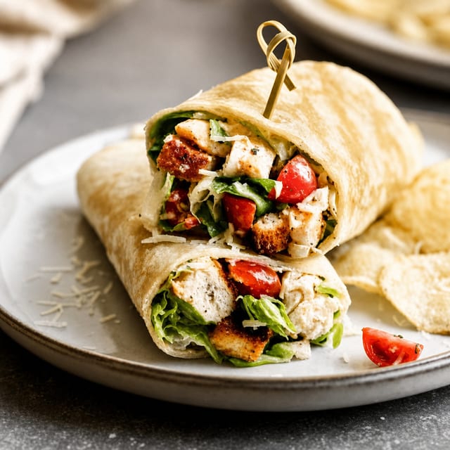 Chicken Caesar Wrap.