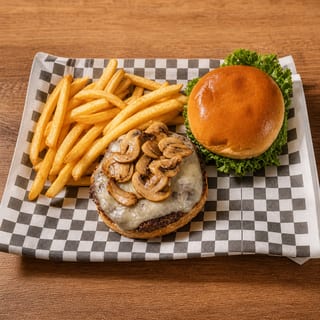 Mushroom Swiss Burger