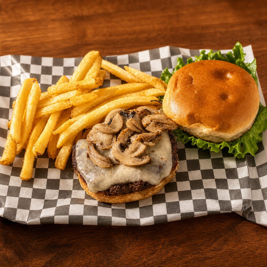 Black N Blue Burger.
